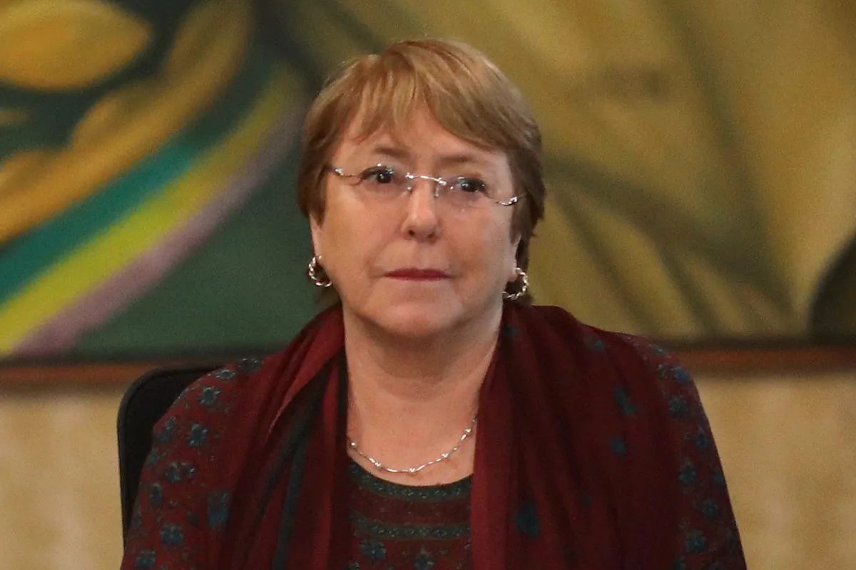 U.N. High Commissioner for Human Rights Michelle Bachelet attends a meeting at the chancellery in Caracas, Venezuela on June 20, 2019. (Manaure Quintero/Reuters)