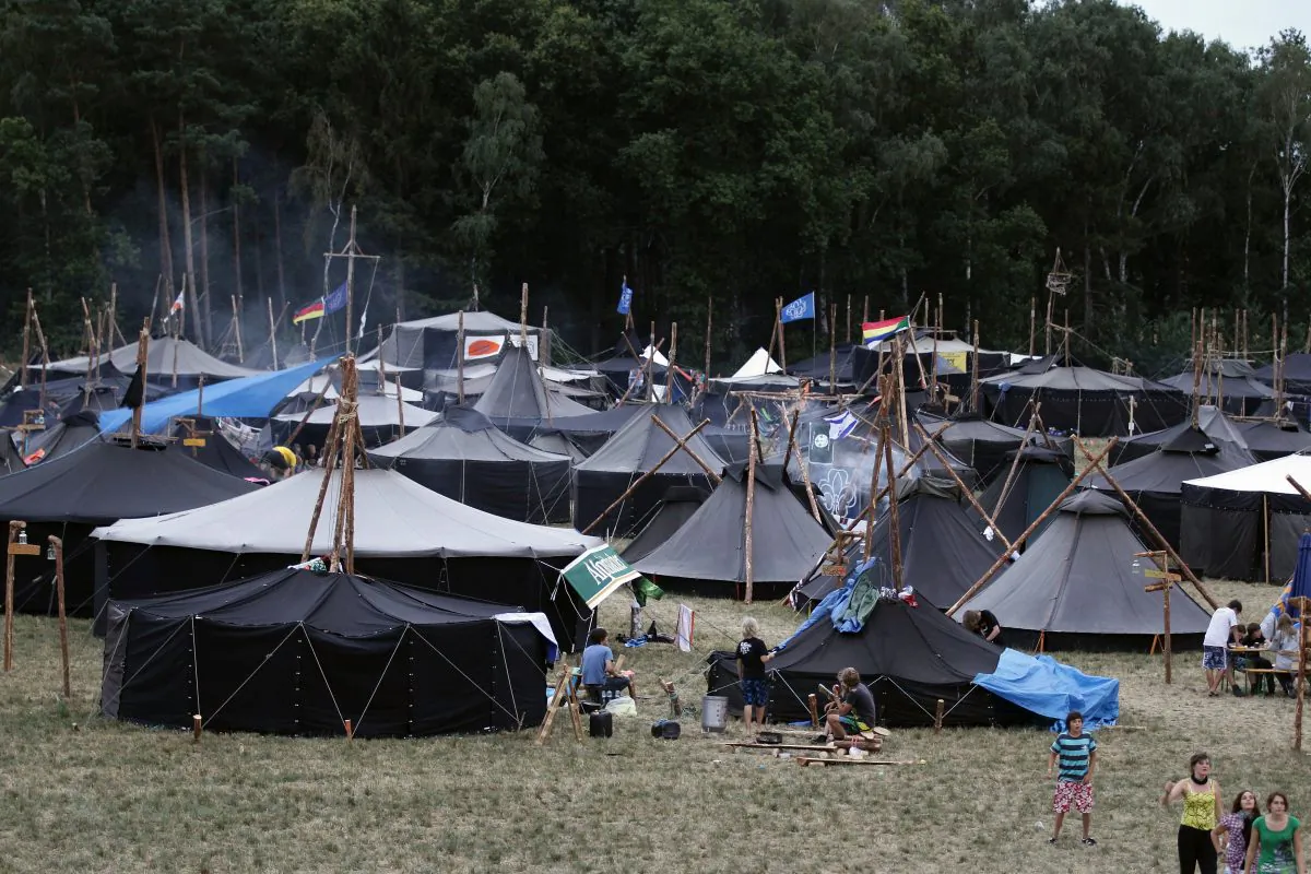 Tents at a scout camp in a file image. (Andreas Rentz/Getty Images)