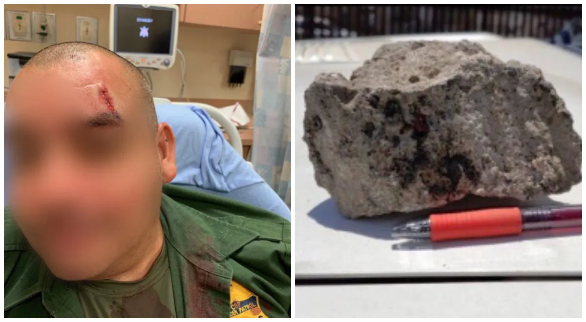 A border patrol agent was assaulted while patrolling Calexico, according to the agency on June 24, 2019. (CBP El Centro/Twitter)