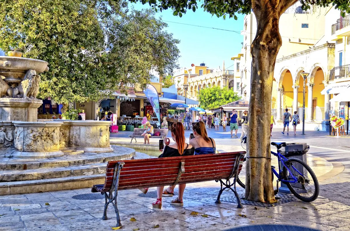 The Lions Square and Morosini Fountain. (Phil Butler)