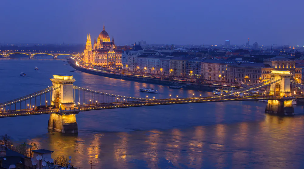 A night cruise reveals a stunning city at night. (suphanat/shutterstock)