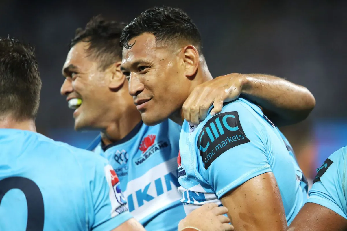 Israel Folau in Sydney, Australia on March 23, 2019. (Mark Kolbe/Getty Images)