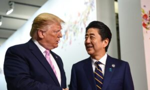 Trump Meets Japan's Abe at the G-20 Summit