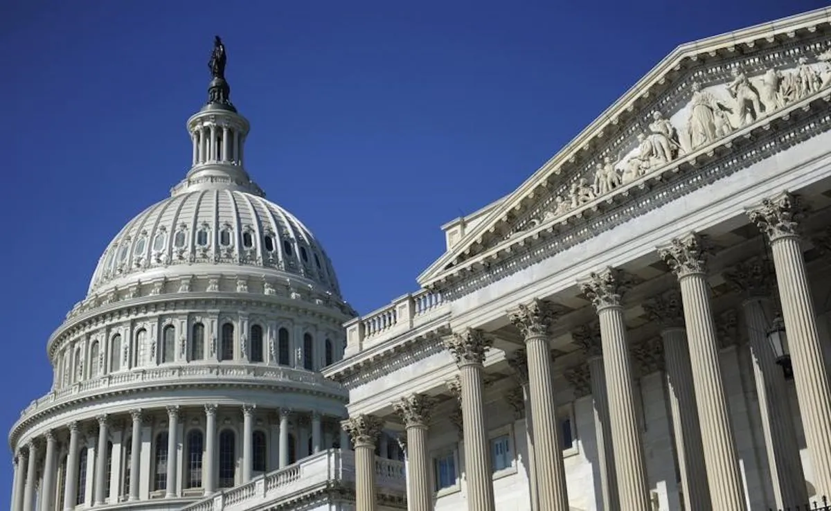 The U.S. Capitol dome and U.S. Senate (R) in Washington, D.C. on Aug. 2, 2011. (Jonathan Ernst/Reuters)