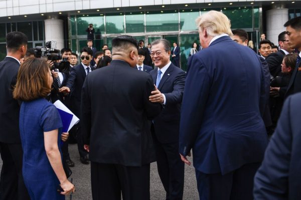 Kim and Trump and DMZ