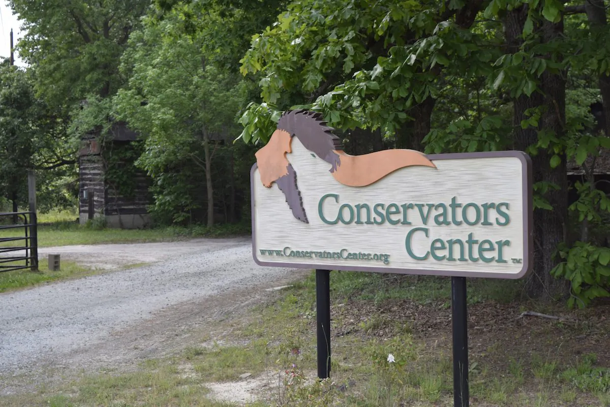 The entrance to The Conservators Center in Burlington, N.C., on May 4, 2019. (Amanda Morris/AP Photo)