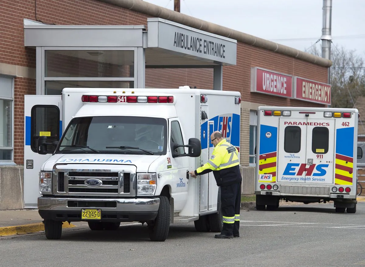 The Valley Regional Hospital in Kentville, N.S., on April 30, 2019. Doctors at the facility have started a crowdfunding campaign to raise money to pay for more hospital beds. (The Canadian Press/Andrew Vaughan)