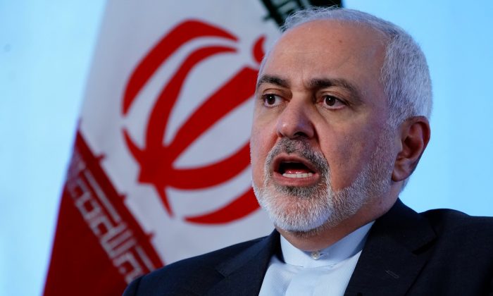 Iran's Foreign Minister Javad Zarif in New York on April 24, 2019. (Carlo Allegri/Reuters)