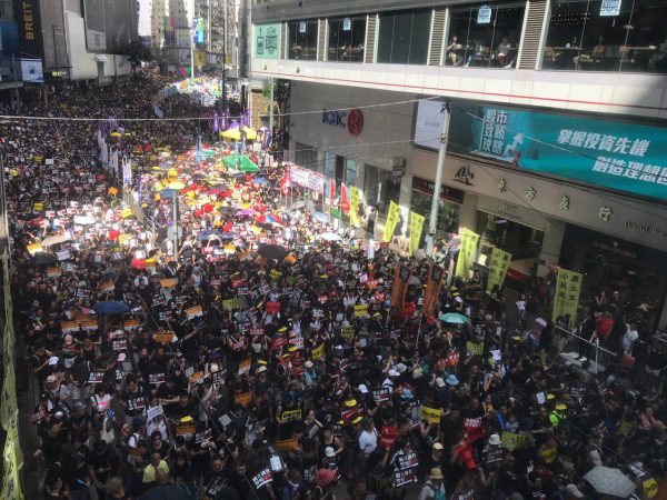 Hong Kong march July 1