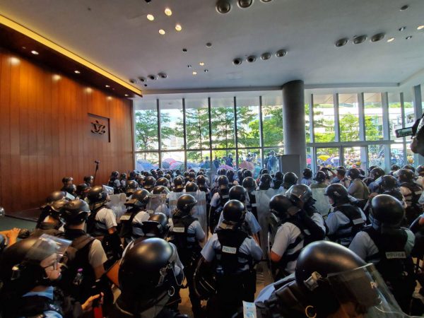 HK police on July 1