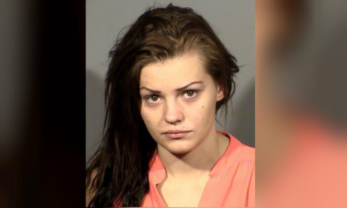 Krystal Whipple, 21, identified as the suspect in a hit-and-run death outside a salon in Las Vegas on Dec. 31, 2018. (LVMPD)