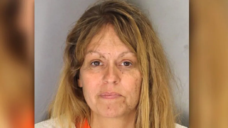 Police booking photo for Sherri Renee Telnas, 45, of Porterville, Calif. (Tulare County Sheriff's Office )
