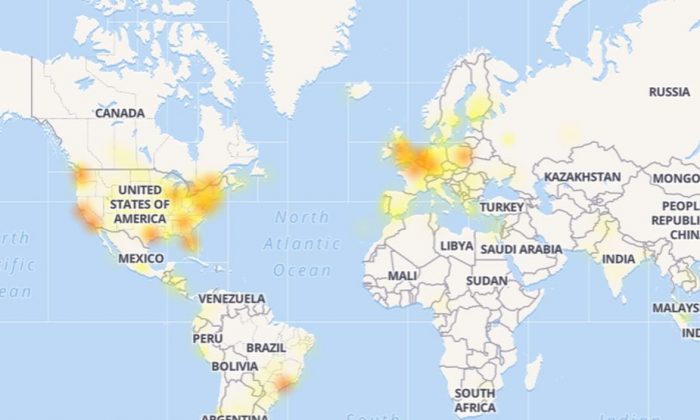 Facebook outages have been reported across the world on July 3. (Google Maps)