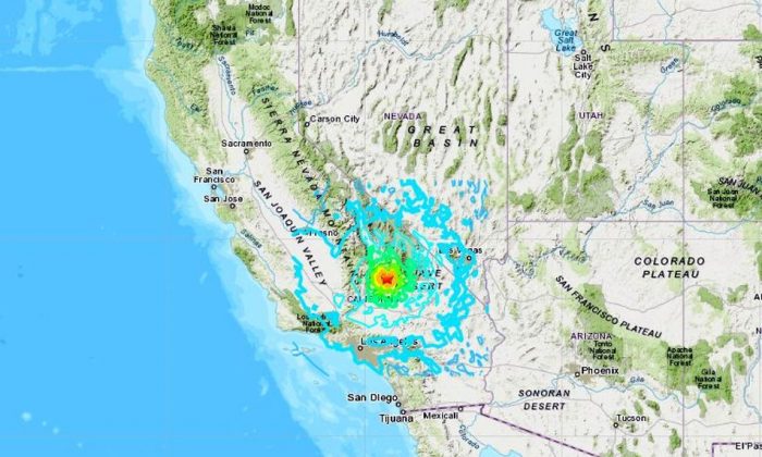 A 6.4 magnitude earthquake struck Southern California on July 4, and a series of aftershocks followed. (USGS)