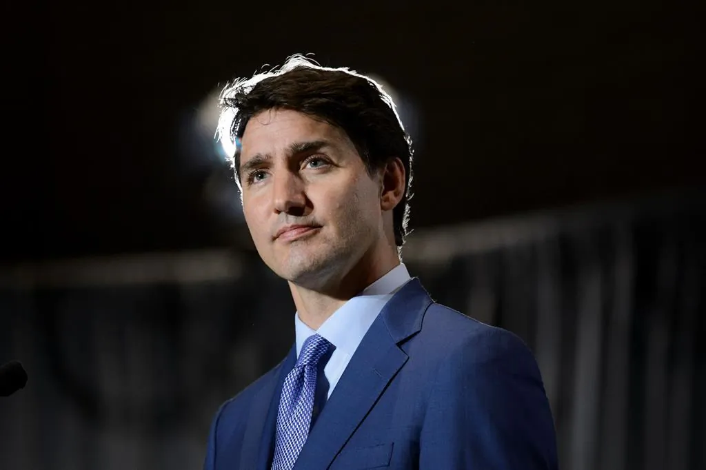 Canadian Prime Minister Justin Trudeau holds talks with Ukrainian President Volodymyr Zelenskiy at the Hotel Fairmont Royal York During the Ukraine Reform Conference in Toronto, on July 2, 2019. (Andrew Lahodynskyj/The Canadian Press)