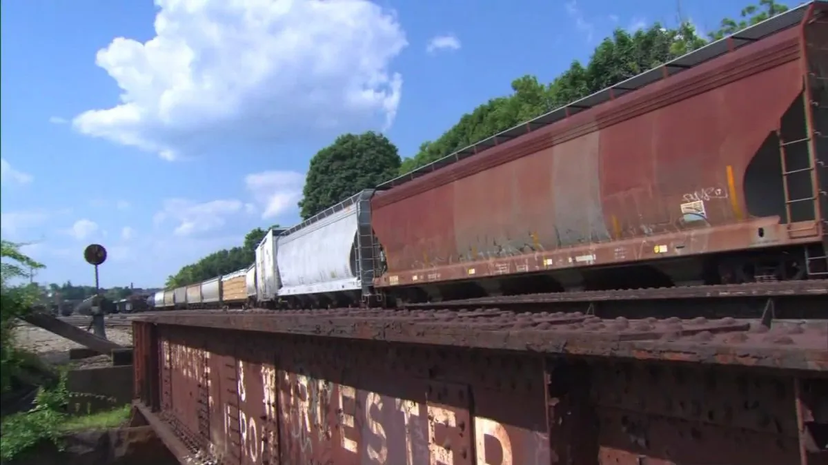 Twin baby boys were found alone on July 3, near a railway in Worcester, Massachusetts. (WBZ via CNN)