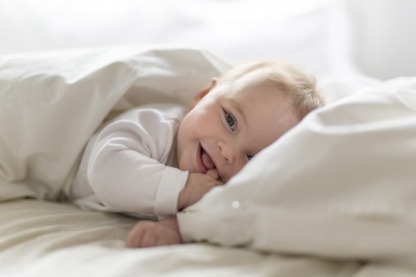 baby in bed