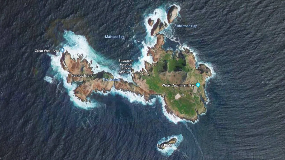 Farallon Island. (Screenshot/Google Maps)