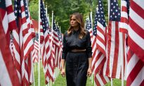 Melania Trump Wears Gorgeous Denim Shirt Dress to Join Discussions on Opioid Epidemic