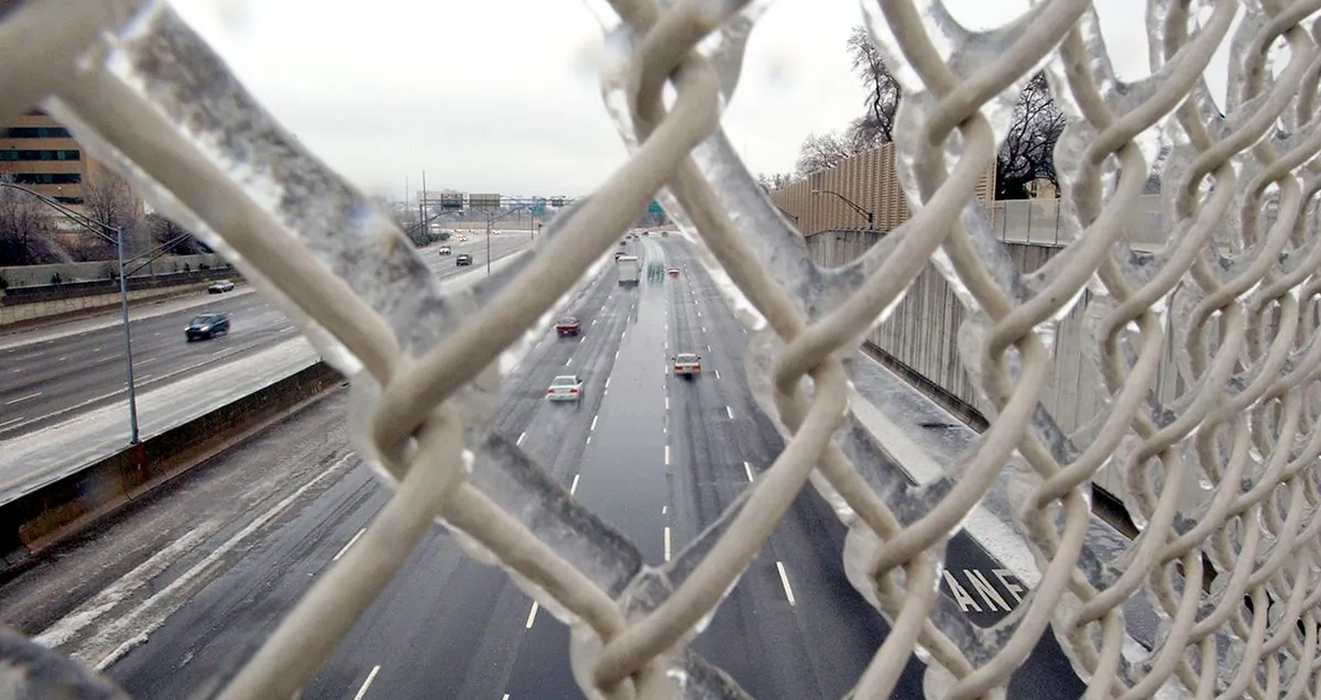 The Interstate 75-85 in Atlanta, Ga., on Jan. 29, 2005. (Erik S. Lesser/Getty Images)