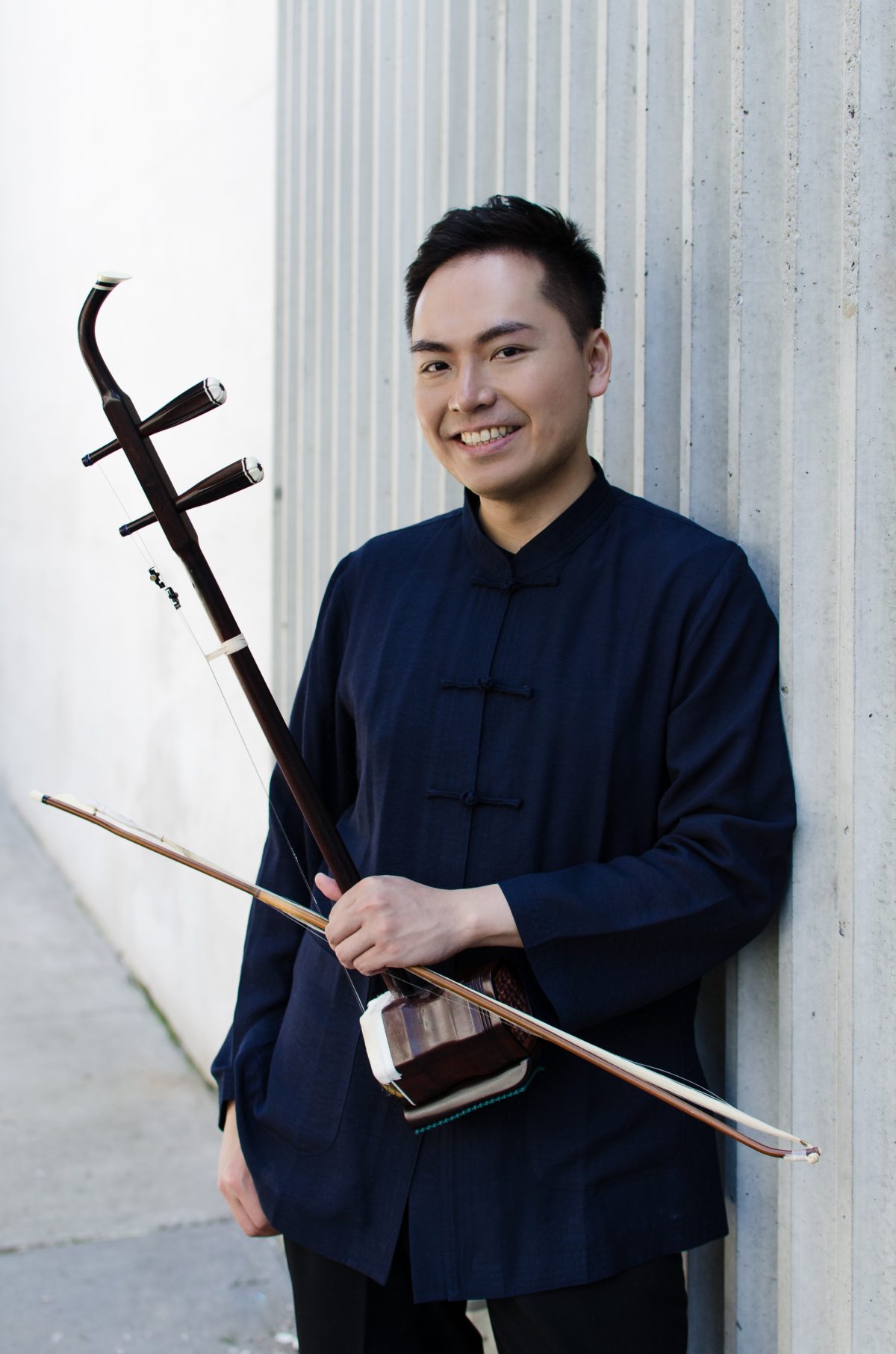 Andy with erhu