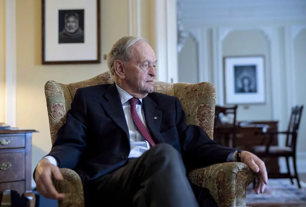 Former prime minister Jean Chretien participates in an interview in Ottawa on Friday, Oct. 5, 2018. (Justin Tang/The Canadian Press)