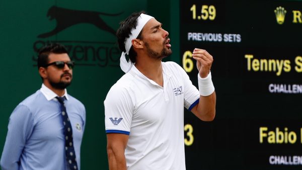 Italy's Fabio Fognini 1