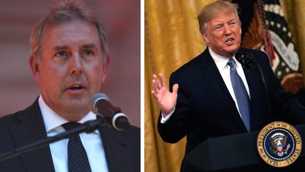 President Trump and Kim Darroch