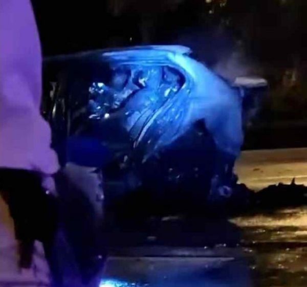 Drunk rich woman car crash