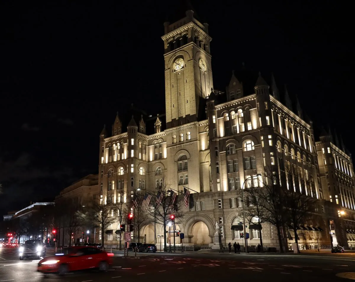 The Trump International Hotel in Washington on March 22, 2019. (Alex Wroblewski/Getty Images)