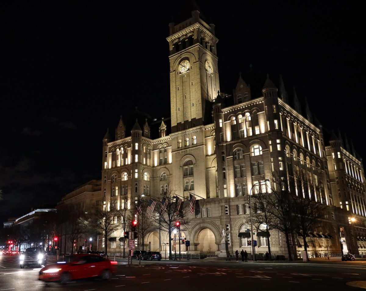 The Trump International Hotel is seen in Washington