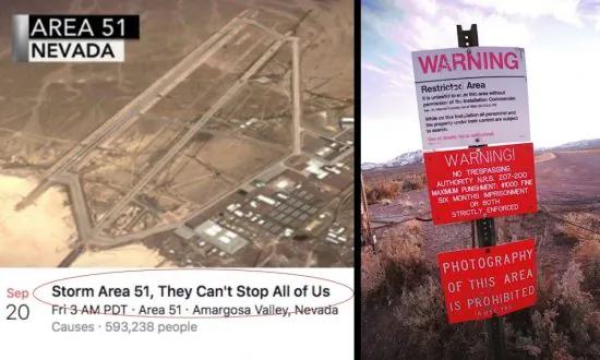 UFO Expert Says Raid on Area 51 Getting ‘Out of Hand’ and ‘Recipe for Disaster’