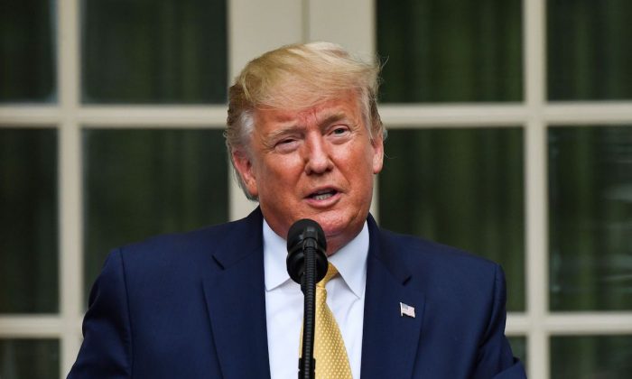 President Donald Trump at the White House in Washington on July 11, 2019. (Nicholas Kamm/AFP/Getty Images)