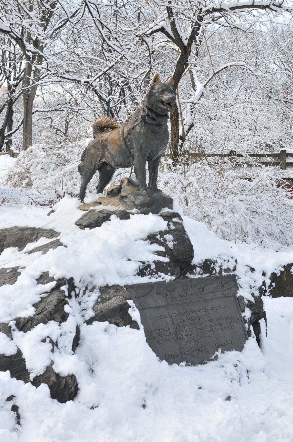 statues of central park Balto