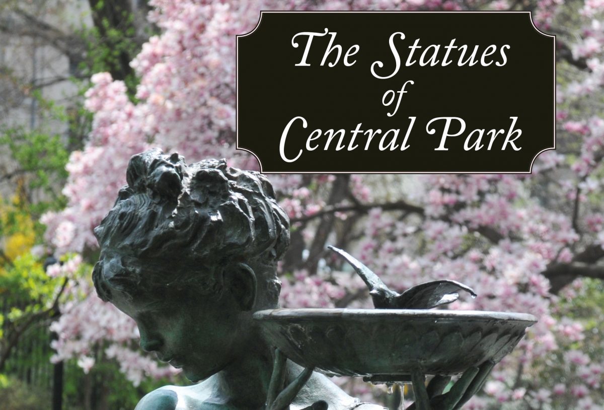 The cover of "The Statues of Central Park." 