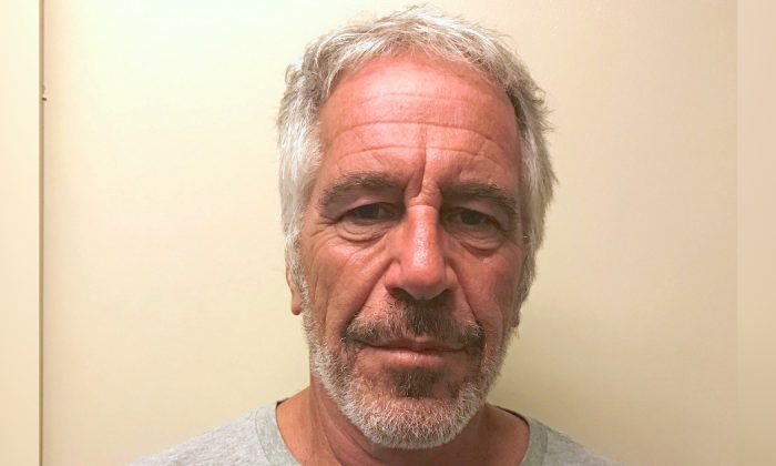 Jeffrey Epstein appears in a photograph taken for the New York State Division of Criminal Justice Services' sex offender registry March 28, 2017 and obtained by Reuters July 10, 2019. (New York State Division of Criminal Justice Services/Handout via Reuters)