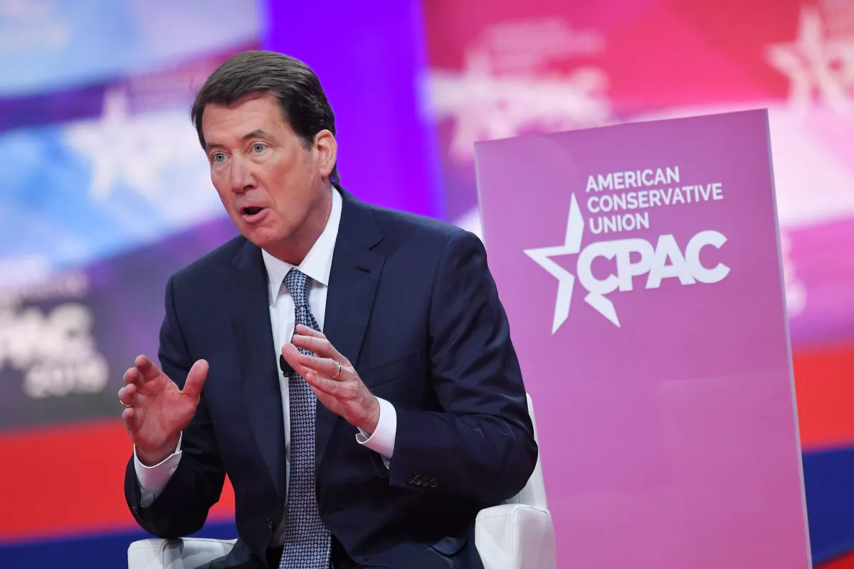 U.S. Ambassador to Japan Bill Hagerty speaks during the annual Conservative Political Action Conference in Maryland on March 1, 2019. (Mandel Ngan/AFP/Getty Images)