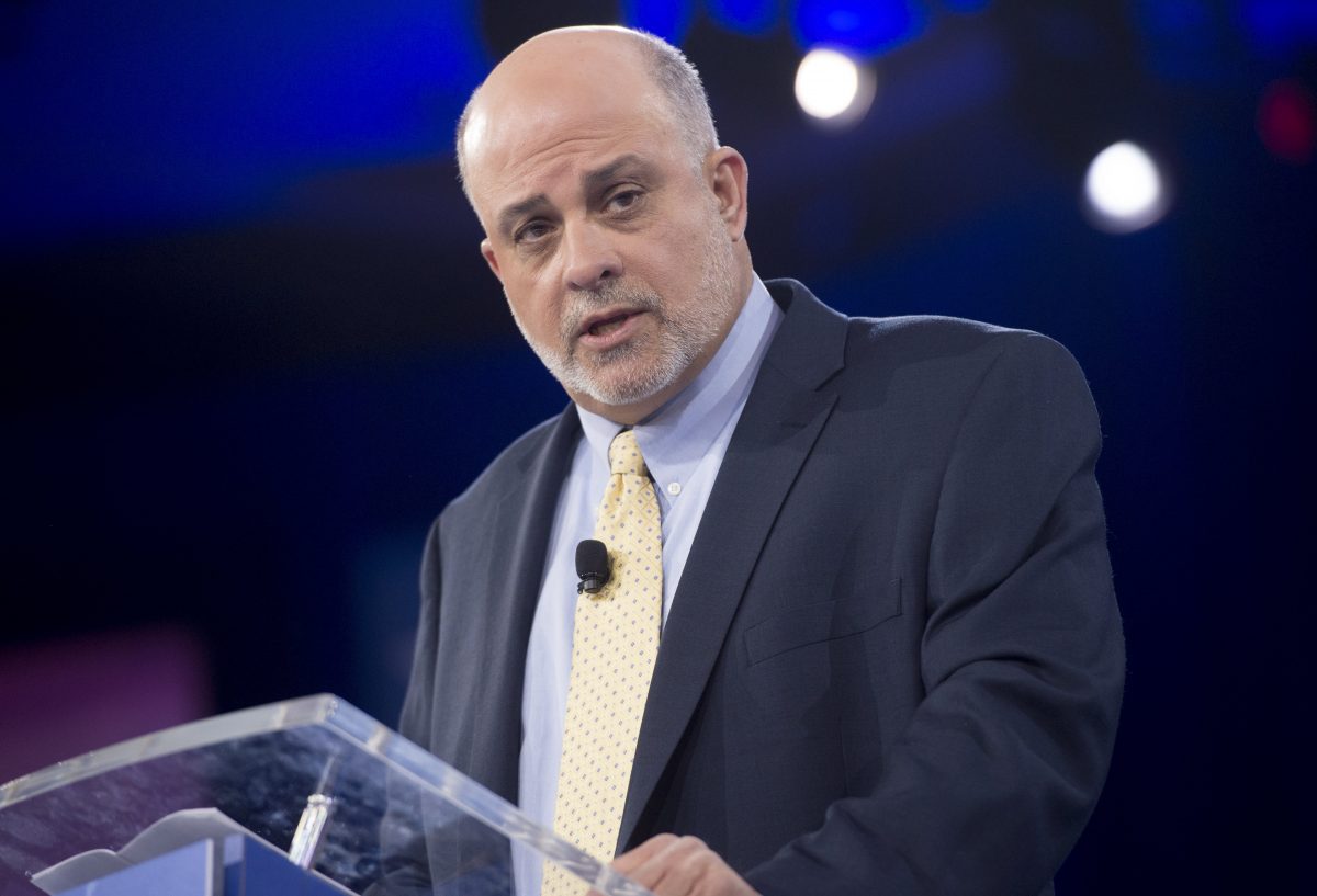 Conservative talk-show host Mark Levin at the annual Conservative Political Action Conference (CPAC) in 2016.  (SAUL LOEB/AFP/Getty Images)