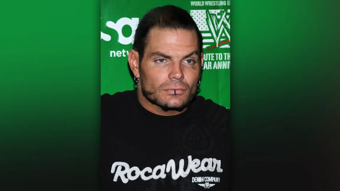 Wrestler Jeff Hardy at a U.S Marine Corp Toys for Tots Foundation event in New York City on Dec. 18, 2007. (Bryan Bedder/Getty Images)