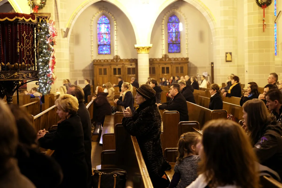 A Polish catholic church in Hamtramck, Michigan, on January 10, 2016. (JEWEL SAMAD/AFP/Getty Images)