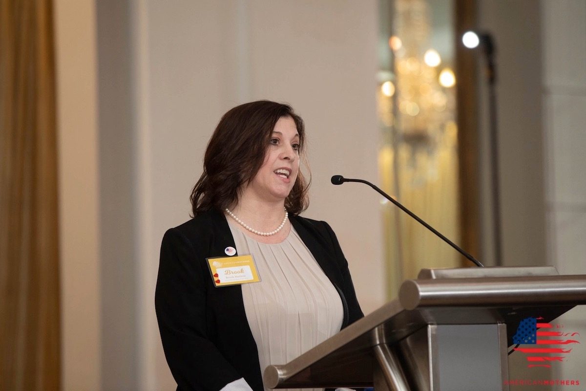 Brook Harless was named the 2019 mother of the year in Ohio by American Mothers, Inc. (Courtesy of Brook Harless)