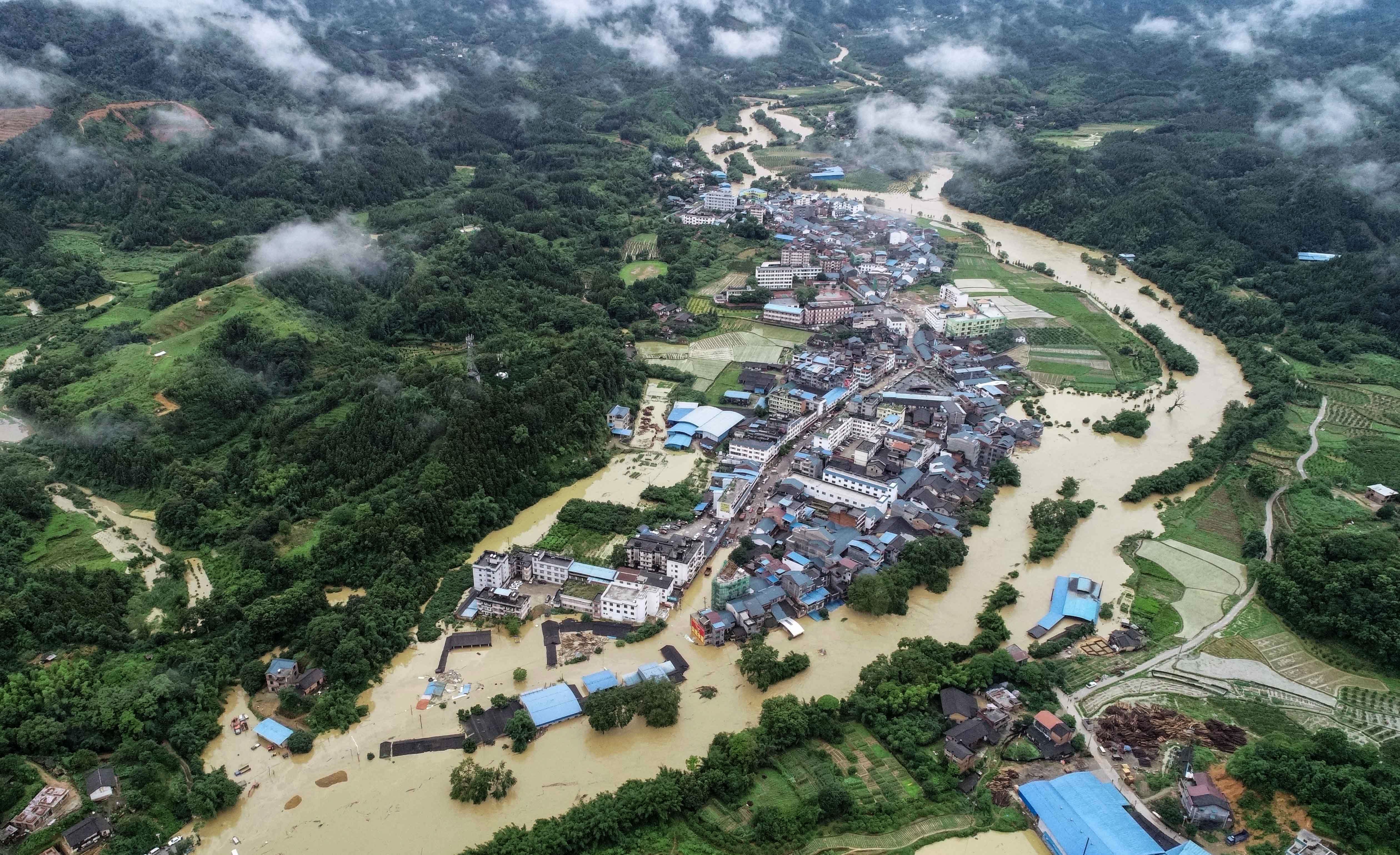 CHINA-WEATHER-FLOOD
