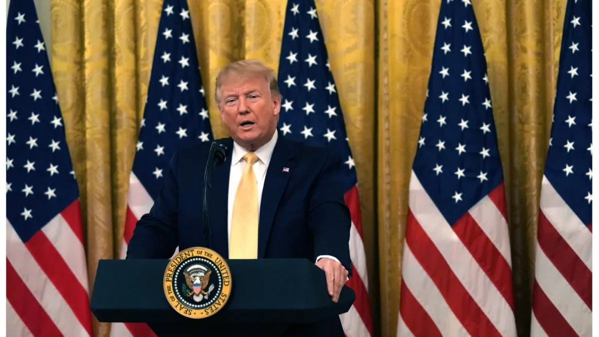 President Donald Trump speaks during a “Presidential Social Media Summit” in the East Room of the White House on July 11, 2019, in Washington, DC. (Alex Wong/Getty Images)