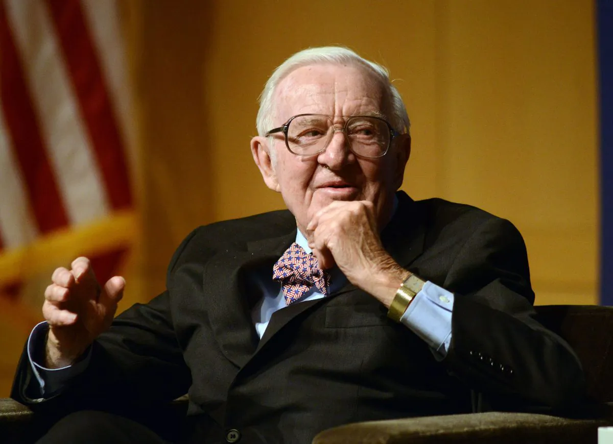 John Paul Stevens at the National Constitution Center in Philadelphia, Pennsylvania on April 28 2014. (William Thomas Cain/Getty Images)