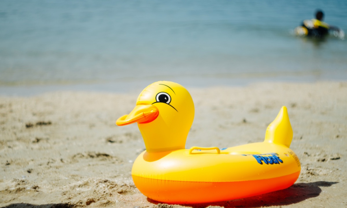 rubber duck arm floaties