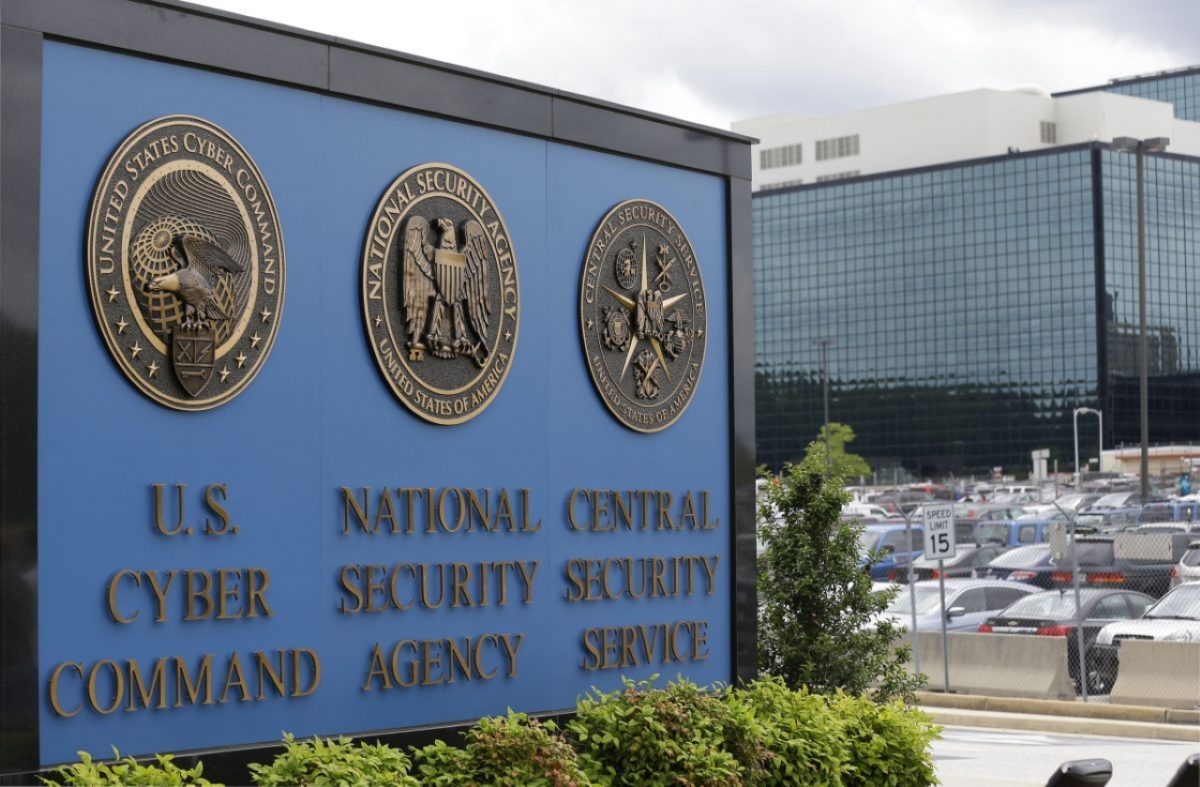 NSA National Security Agency sign
