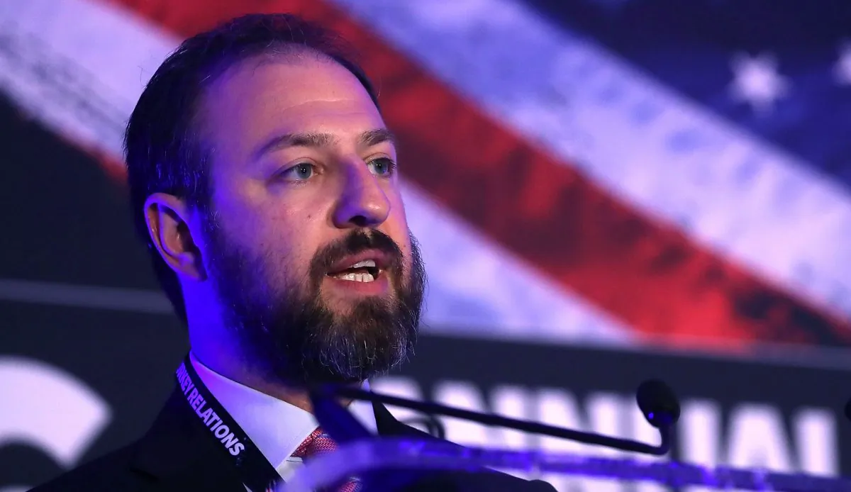 Ekim Alptekin, chairman of the Turkey-U.S. Business Council, during the 36th Annual Conference on U.S. Turkey Relations at the Trump International Hotel, in Washington on May 22, 2017. (Mark Wilson/Getty Images)
