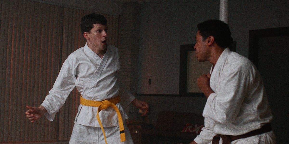 two men sparring
