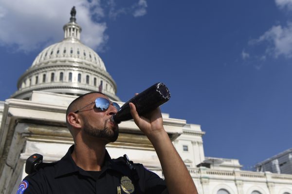 A Capitol Hill police officer