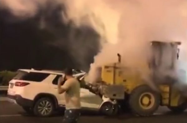 car crash fire